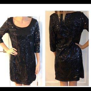 White House | Black Market - Black Sequence Dress